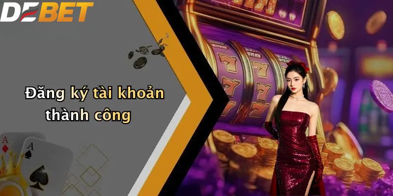 Khuyến Mãi DEBET: Ưu Đãi Hấp Dẫn Cho Thành Viên Nhà Cái 4 Đăng ký tài khoản thành công nhận khuyến mãi DEBET